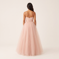Arabella Tulle Ball Gown – Blush Pink view 2