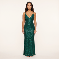 Verdant Sequin Gown – Emerald view 1