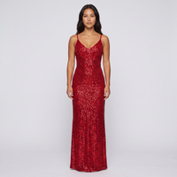 Rosalind Sequin Gown – Red view 1