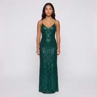 Indira Sequin Gown – Emerald view 1