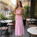 Primula Embroidered Drop Waist Midi Dress – Light Pink – lifestyle